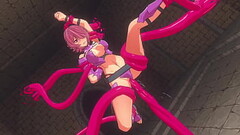触手によるダンジョンでのセックス MMD Thumb