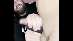 Having fun and rewarding my slave for beeing a good boy,. I use a masturbation vibrator on him Thumb