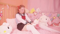 horny step-DADDY&#039_S GIRL sits on a bottle after SCHOOL Thumb