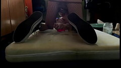 Converse and stockings anal Thumb