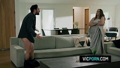 Chubby milf Codi Vore got caught fapping by property manager and gets banged Thumb