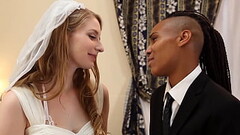 MUST SEE!!! Lesbian XXX wedding night - interracial lesboporno Thumb