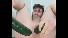Anal gay doble pepino Thumb