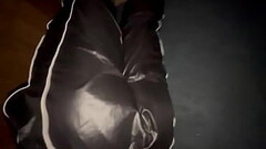 Nylon ass wanting a anal creampie Thumb