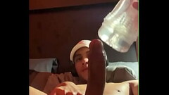 Sebasti&aacute_n stroking his cock Thumb
