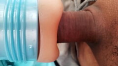 Fleshlight session, cumming. January 9, 2024. Thumb