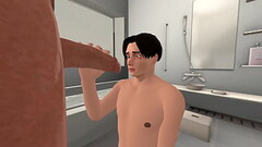 Mike bathroom handjob Thumb