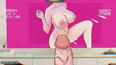 Masturbation in virtual reality with TV Woman Thumb